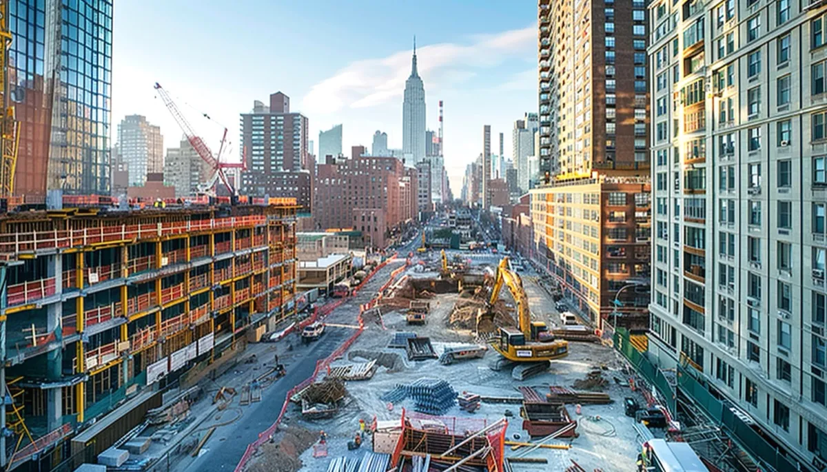 New York City construction site
