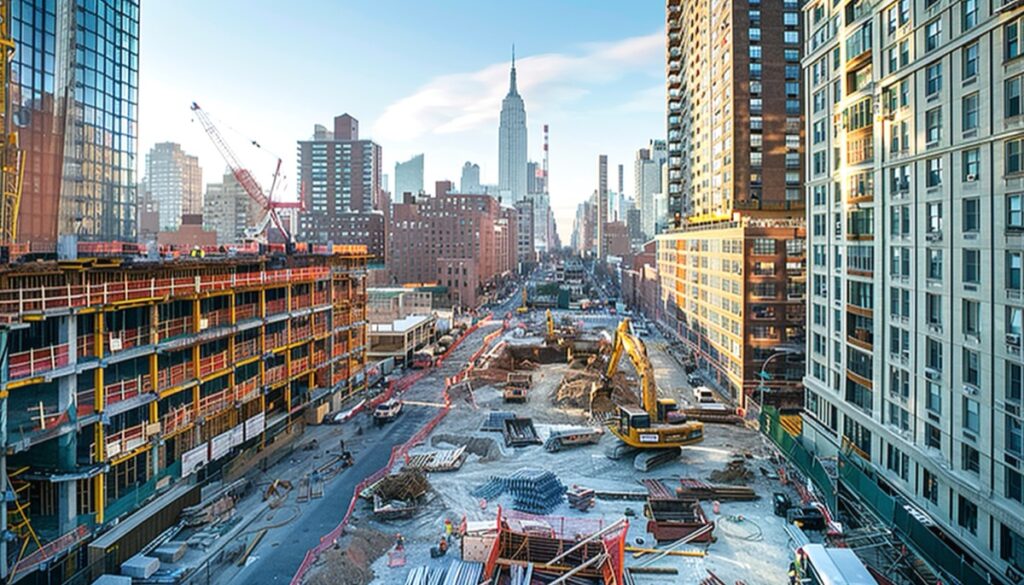 New York City construction site